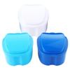 COLLBATH False Teeth Container 3 Pieces with Basket Net, Sturdy Plastic Denture Box for Dental Guard Storage and Travel view 1