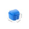 COLLBATH False Teeth Container 3 Pieces with Basket Net, Sturdy Plastic Denture Box for Dental Guard Storage and Travel view 2