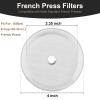 6 Packs French Press Filters Replacements, 4 Inch Premium Stainless Steel French Press Screen Replacement for 1000 Ml/ 34 Oz/ 8 Cup French Press Coffee and Tea Makers by ES NATAURA view 2