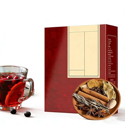 Traditional European Mulled Wine Spice Blend for Christmas Parties, Holiday Gatherings, and Homemade Warm Drinks(200g (2 boxes) 8 packs total)