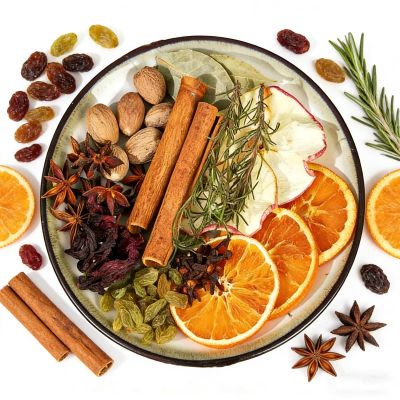 Hot Drink Spice Mix (54g) Cinnamon-Star Anise Blend for Mulled Wine, Apple Cider & Toddy(108g Spice Packets (6 sachets))