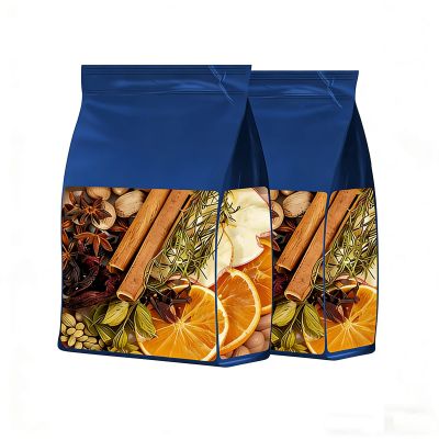 Classic Mulling Spices Set for Homemade Hot Wine, Spiced Apple Cider, Warm Cocktails, and Winter Holiday Gatherings(80g 2 boxes 4 bags+filter screen)