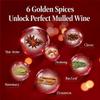 Classic Mulling Spices Set for Homemade Hot Wine, Spiced Apple Cider, Warm Cocktails, and Winter Holiday Gatherings(80g 2 boxes 4 bags+filter screen) view 2