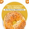 SRSLY Low Carb Sesame Keto Bagels - 3.5g Carbs &19g Protein - Freshly Baked Soft & Chewy - High Protein Lower Calorie - Low Carb Bread Bagels for Keto Diets view 3