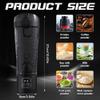 Electric Protein Shaker Bottle, 700ml/24oz Rechargeable Shaker Cup with Removable Base Portable Leakproof Shaker for Protein Shakes for Gym and Travel Mixer Cup for Shakes and Meal Replacements view 2