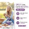 SRSLY Low Carb Keto Seeded Rolls 2 Packs of 4 Rolls - 3.5g Carbs 190 Kcals Per Roll - Freshly Baked Light & Fluffy Bread Sugarwise Certified High Protein High Fibre Low Sugar view 3