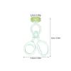 FOMIYES 2pcs Portable Contact Lens Aid Invisible Lens Clamps Applicator Rods for Travel Lenses Wearing Tool Stick for Bulk Application view 2
