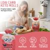 SRSLY Low Carb Keto Bread Rolls Freshly Baked Light & Fluffy White Bread Sugarwise Certified Low Sugar High Protein Bread Rolls view 2