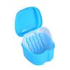 1PC Strong Denture Box With Simple Retrieval Tab Denture Bath Case False Teeth Storage Premium Mouth Guard Box Perfect To Safe Guard Dentures And Valuables(Blue) view 2