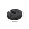 COLLBATH 1kg Orthopedic Traction Weights Iron Balance Calibration Weight for Industrial Use Metal Scale Slotted for Weighing Scale Adjustment view 2