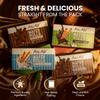 Abu Auf Wafer Rolls Bundle Pack - Mixed Flavours Milk & Chocolate, Hazelnut, Chocolate and Cappuccino, Crispy Wafer Snacks - 24 Pieces per Pack, Total 4 Packs, Ideal for Sharing view 3