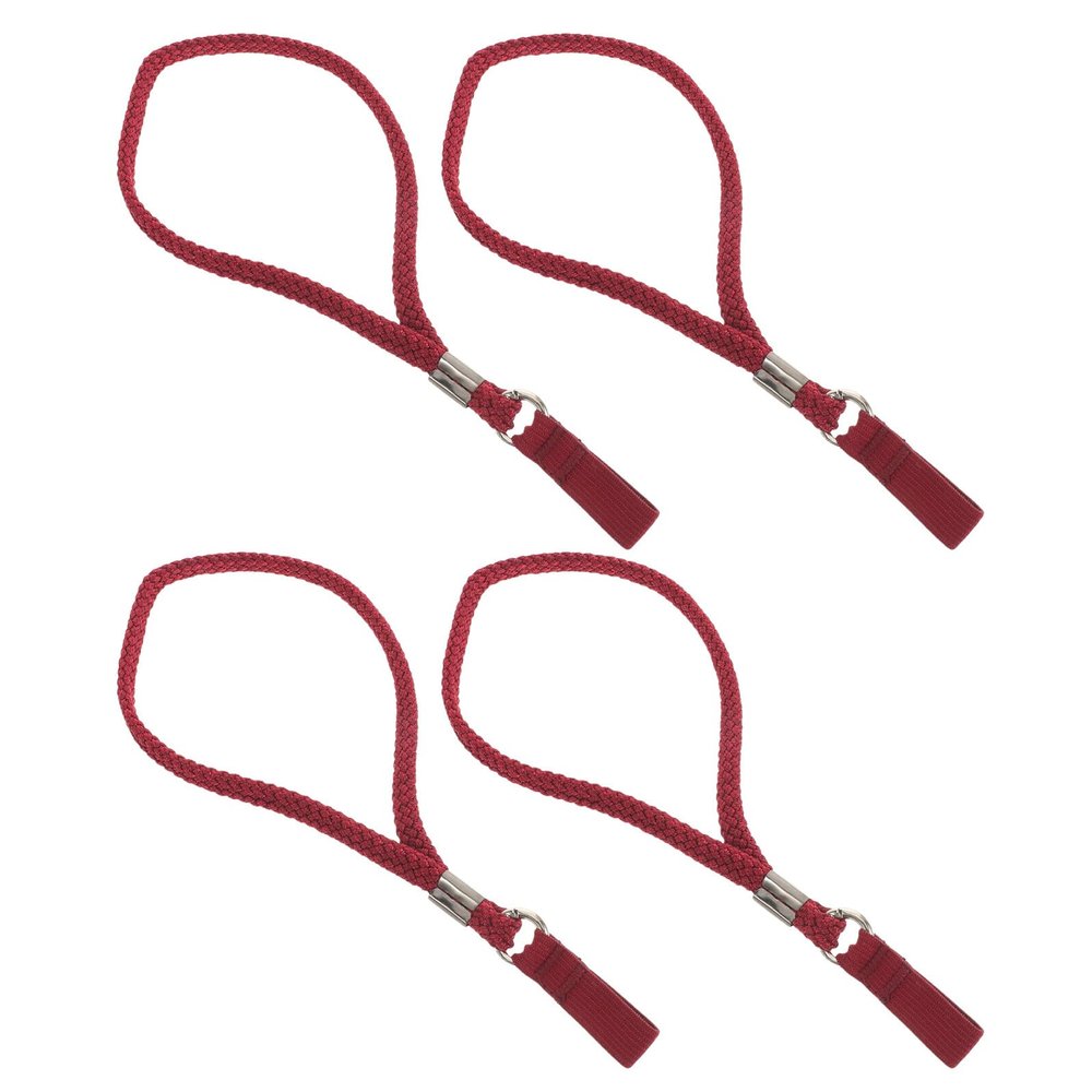 Abaodam 4pcs Nylon Cane Rope Hiking Pole Replacement Wrist Straps for Walking Stick Outdoor Elderly Hand Strap Lanyard