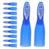 PAMINGONO 100pcs Portable Soft Toothbrush for Adults Mini Non Slip Handle for Oral Care Camping and Travel view 1