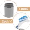 GLEAVI Denture Cleaning Toothbrush Kit Carry Case for Travel Home Use Professional Retainer Brush and Storage Box for Aligners Braces Maintenance view 3