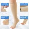 CAMBIVO Compression Socks for Women & Men, Flight Socks 20-30 mmHg Graduated Compression, Open Toe Calf Sleeves for Exercise Recovery, Sports, Running, Cycling, Travel, Nurse, Maternity 1 Pair view 2