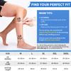 CAMBIVO Compression Socks for Women & Men, Flight Socks 20-30 mmHg Graduated Compression, Open Toe Calf Sleeves for Exercise Recovery, Sports, Running, Cycling, Travel, Nurse, Maternity 1 Pair view 4