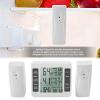 Blaihild Wireless Digital Refrigerator Thermometer, LCD Screen with Min Max Temperature Display and Audible Alarm, with 2 Sensors for Freezer and Indoor Outdoor Use view 2