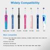 6 in 1 Replacement Charger Base(3Pcs Toothbrush Heads Dustproof Cover,2pcs Silicone Cable Ties) for Braun Oral-B Electric Toothbrush 3757, Waterproof IP67 Inductive Charging view 4