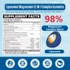 21-in-1 Liposomal 12 Active Magnesium Complex 1000mg Gummies - with Magnesium Glycinate,Citrate,Malte & Vitamin C - Magnesium Supplements for Supports Bone,Muscle,Relaxation & Sleep view 2