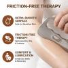 3-in-1 Stainless Steel Gua Sha Tool, Skin Scraping Massage Tools, Massage Scraper with Felt Bags, Soft Tissue Scraping Tools for Face Neck Back & Body, Lymphatic Drainage, Jawline Sculpting, Silver view 3