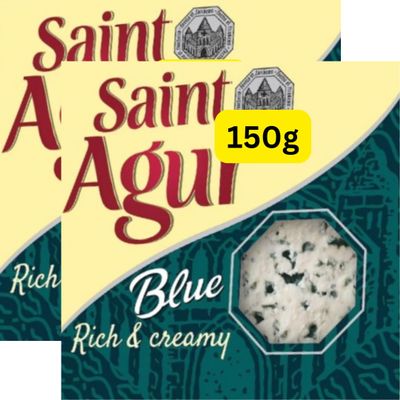 Blue Cheese Saint-Agurs 150g Rich And Creamy (2x150g)