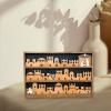 Holiday Nativity Set with 24 Day Christmas Countdowns Sturdy Wood Base Desktop Decoration for Festival Home Atmospheres Festival Decoration view 3