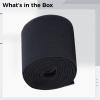 Tressify 3 In X 10.9 Ft Elastic Toy Blocker, Black, For Couch Gap, Pet & Child Protection view 4