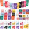 Yuminefeety 12 Sets / 72 Pcs Employee Appreciation Gifts Bulk 24 oz Inspirational Plastic Coffee Cup with Lid Notebook Ballpoint Pen Keychain Makeup Bag for Coworker Office Staff Team Group view 1