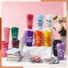 Yuminefeety 12 Sets / 72 Pcs Employee Appreciation Gifts Bulk 24 oz Inspirational Plastic Coffee Cup with Lid Notebook Ballpoint Pen Keychain Makeup Bag for Coworker Office Staff Team Group view 4