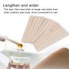 50Pcs Wooden Wax Applicator Sticks for Hair Removal - 15cm Wide Spatula Edges Hygienic for Fast Even Wax Application view 3