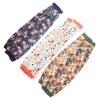 DIYEAH 3 Pairs Protective Gardening Arm Sleeves for Women Cooling UV Sun Protection Sleeves with Flower Patterns, Loose Fit Ice Silk Material for Outdoor Farming and Gardening view 1
