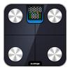 AccuWeight Bluetooth Body Fat Scale with Heart Rate Monitor and 25 Metrics, Smart Digital Bathroom Scales with High Precision Sensor and App, Weighing Scale with LED Backlight for BMI Muscle Bone Mass view 1