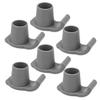 FOMIYES 6pcs Walker Glide Skis Replacement Feet for Walkers and Crutches Sturdy Non-Slip Ski Glides Made of Wear-Resistant TPR and Pp for Indoor and Outdoor Use view 1