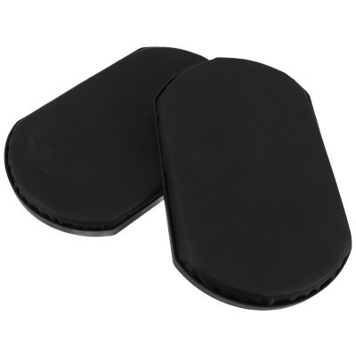 Hoement 2Pcs Leather Wheelchair Calf Pads Leg Cushions with Support Brackets, Multi-Use Chair Leg Support for Adult Wheelchair Footrest Accessories