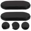 Hoement 2Pcs Leather Wheelchair Calf Pads Leg Cushions with Support Brackets, Multi-Use Chair Leg Support for Adult Wheelchair Footrest Accessories view 4