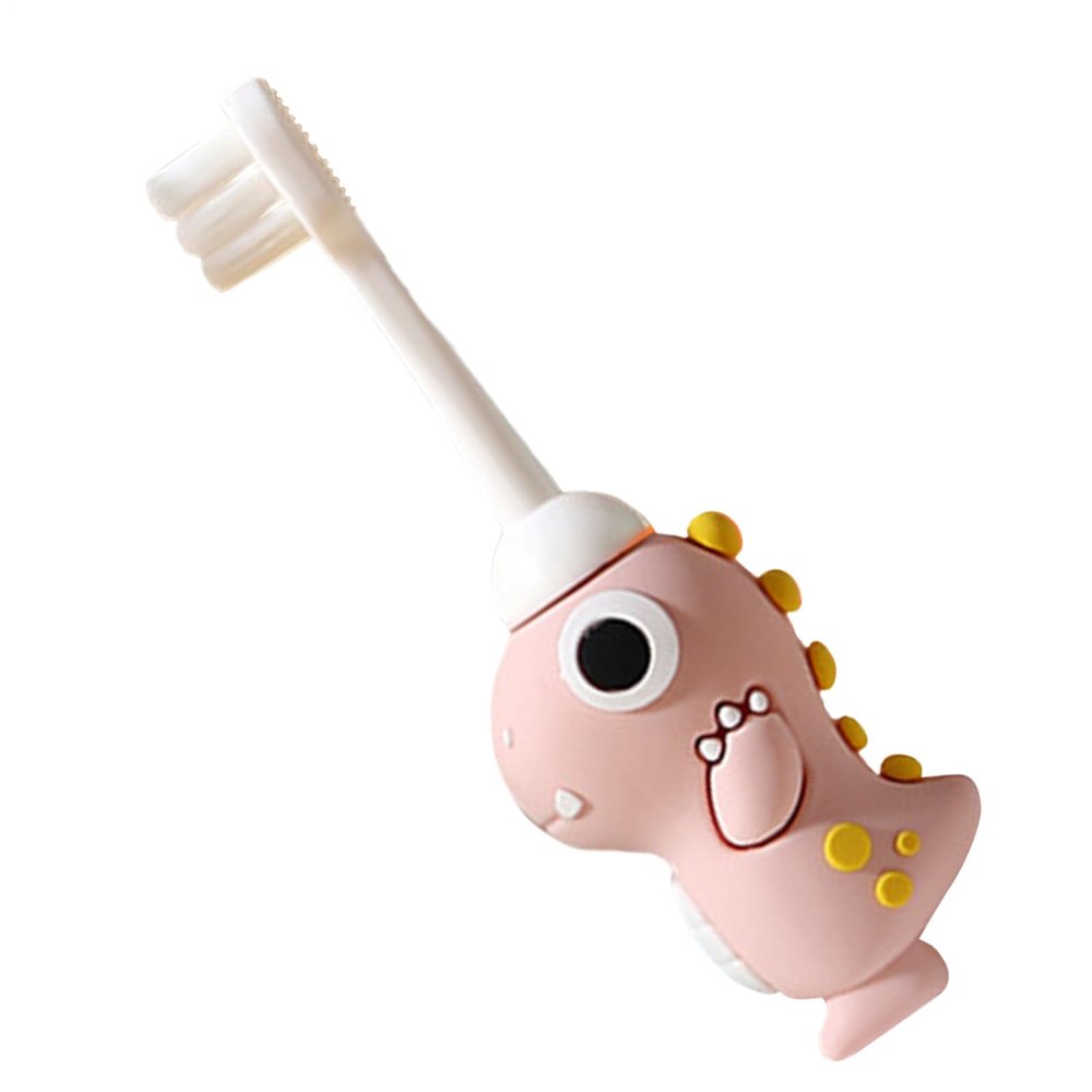 Kid Manual Toothbrush Cute Dinosaur Kids Tiny Tots Toothbrush BPA Free
