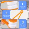 24 Pcs Sun Glasses Eyeglass Microfiber Spectacles Cleaner Soft Brush Cleaning Tool Mini Microfiber Glasses Eyeglasses Cleaner Cleaning Clip (8 Colors) view 3