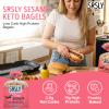 SRSLY Low Carb White Hot Dog Rolls x4-2.4g Carbs Per Roll, High Protein & High Fibre - Soft & Fluffy Bakery-Style Rolls - Freshly Baked & Freezer Friendly - Pack of 2 view 2