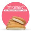 SRSLY Low Carb White Hot Dog Rolls x4-2.4g Carbs Per Roll, High Protein & High Fibre - Soft & Fluffy Bakery-Style Rolls - Freshly Baked & Freezer Friendly - Pack of 2 view 3