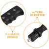 GALPADA Replacement Plastic T-Handle Grip for Hiking and Walking Canes, Universal 19Mm Diameter Trekking Pole Handle, Walking Cane Accessory for Outdoor Support and Mobility view 3
