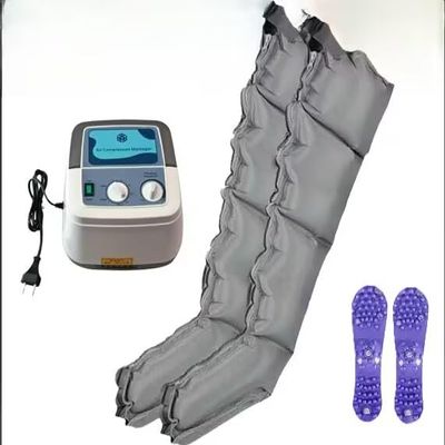 4 Cavity Lymphatic Drainage Air Compression Leg Massager, Leg Massagers for Pain and Circulation, Lipedema Legs Treatment,Lymphatic Drainage Massager, (2 Legs 4cavities)