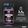 Weider Micronized Creatine Gummies (60gums), Duo Flavour Strawberry-BlackBerry, 3.5g Creatine Monohydrate 200 MESH/Serving, Certified by EU Laboratory, Increases Physical Performance (20 Servings) view 3