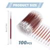 100 Pieces Disposable Iodine Cotton Swabs, Iodine Disinfected Cotton Swab, Individually Packaged Iodine Swabs for Wound Skin Cleansing view 2