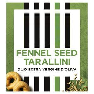 Tarallini with Fennel Seed, Savoury Biscuit Bites, 170g, Suitable for Vegans and Vegetarians