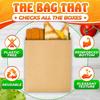 120 Pack Tiny Small Brown Paper Bags - Tiny Brown Lunch Bags Suitable for Bakery, Snacks, and Candies, Durable & Easy to Store, Convenient Size (8.7 x 2 x 5.9"), Good for Home and Commercial Use view 4