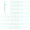 200 Peppermint Green Bow Dental Floss, Oral Cleaning Tool, Practical and Portable Disposable Dental Floss, Suitable for Removing Dental Plaque and Food Residues. view 1