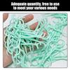 200 Peppermint Green Bow Dental Floss, Oral Cleaning Tool, Practical and Portable Disposable Dental Floss, Suitable for Removing Dental Plaque and Food Residues. view 4
