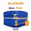72x Nutzy Crunchy Creamy Peanut Butter Sachets, 15g Individual Portions Servings Hiking Snack Protein Energy Lunch (60) view 2