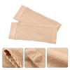 Acouto Pair Slimming Arm Sleeves Soft Comfortable Breathable Elastic Nylon Large Size Compression Arm Size Comfortable and Stur Slimming SleevesCompression SleevesArm SleevesArm (One) view 3