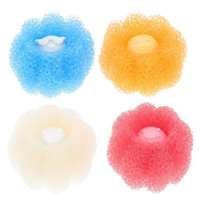 BIUDECO 4Pcs Anti-Tangle Laundry Balls Pet Hair and Lint Catcher for Washing Machine, Reusable Fur Remover Balls in Multiple Colors for Household Laundry Cleaning